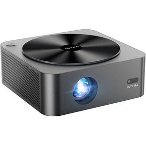 Ultimea Apollo P40 LCD-projector, Full HD Native 1080P 700 ANSI Lumens, 5G WiFi, Keystone-correctie, Bluetooth 5.0 Grijs