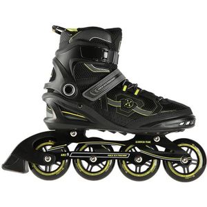 NA9157 ZWART-GELE MAAT 41 NILS EXTREME ROLSCHAATSEN