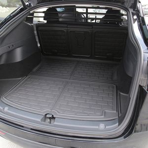 Tesla Model Y 2021 Cargo Liner – Waterdichte, Anti-Slip Kofferbakmat |Koffermat, XPE-materiaal | Accessoire voor Achterkofferbak