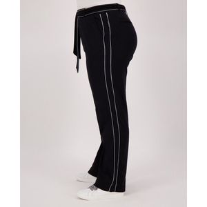 Zwarte Broek/Pantalon van Je m'appelle - Dames - Plus Size - Travelstof - 48 - 3 maten beschikbaar