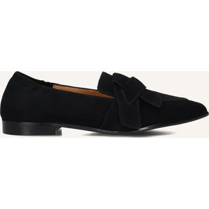 Notre-V - 5672 - Loafers - Zwart - Suède - Blokhak 2 cm