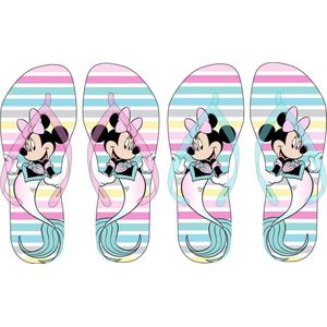 Roze teenslippers van Minnie Mouse, Mermaid maat 32/33