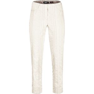 Robell - Bella 09 - 7/8 Structuur Streep - Wit - EU52