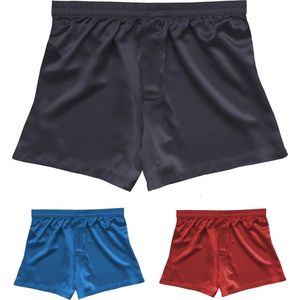 Zijden Boxershort Bordeauxrood medium