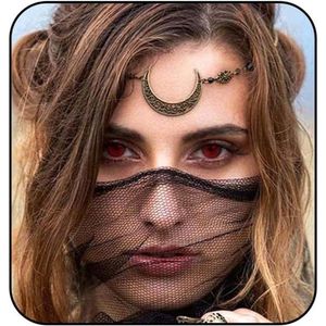 JHubers Goods - Boho hoofdketting met kristal en decoratieve patronen - Haaraccessoires voor vrouwen en meisjes in modieuze stijl