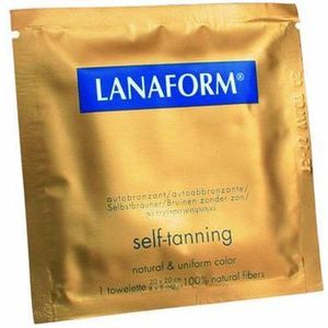 Lanaform - Self Tanning Doekjes - Bruin - Natuurlijke Vezels