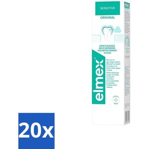 Elmex Tandpasta Sensitive Original 75 ml - Bulkverpakking - 20 stuks