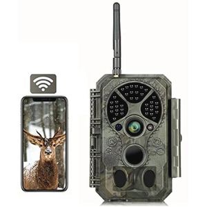 Wifi Wildcamera met 32 MP en Nachtzicht - Bewegingsdetectie en Waterdicht