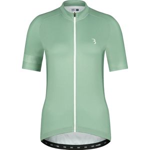 BBB Cycling DonnaFit Fietsshirt Dames Korte Mouw - Sneldrogend en Ademend - Comfortabel Wielrenshirt - Salie Wielertenue - Maat S - BBW-412