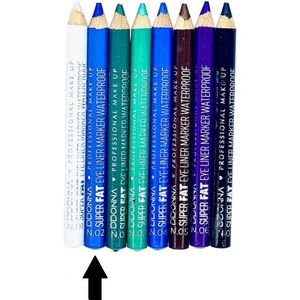 D'Donna - Jumbo Oogschaduw en Oogpotlood met puntenslijper - Super Fat Eye Liner Marker - Waterproof - Blauw - Nummer 05 - 1 stuks
