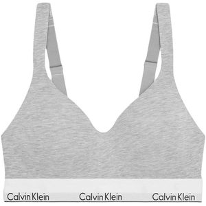 Calvin Klein dames icon cotton modal lift bralette grijs