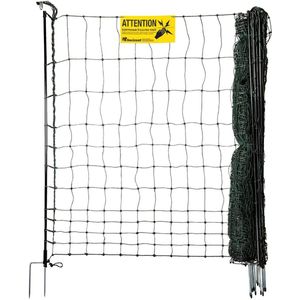 Horizont Kippennet E-Strongline- 25m lang - 120cm hoog - Dubbele Pen - Elektrificeerbaar - Voor o.a. Kippen, Gevogelte, Kleine dieren- Omheiningsnet