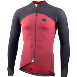 Nalini Fietsshirt lange mouwen voor heren thermo ERGO XWARM JERSEY Bordeaux