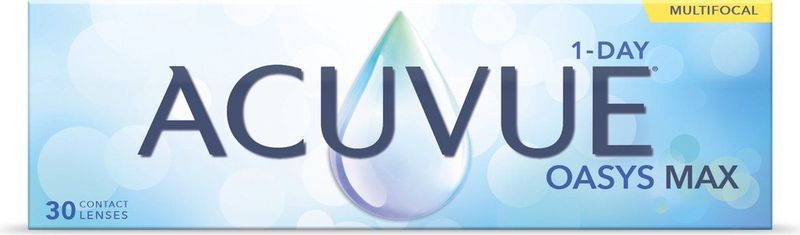 Acuvue - Oasys Max 1-Day Multifocal - Daglenzen - 30 Lenzen - Silicone Hydrogel Bifocale Sport