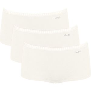 SLOGGI - Go Crush - Broekje - Wolwit - 3 Pack