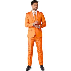 Suitmeister Orange - Heren Pak - Koningsdag En Nederland WK Voetbal - Oranje Pak - Maat XL