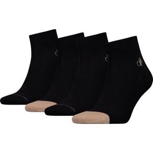 SOKKEN 4 PACK Scotch & Soda kwartsokken voor heren in een verpakking van 4
