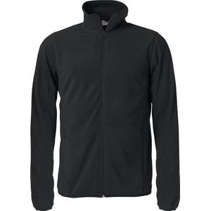 Clique Basic Micro Fleece Jacket Zwart maat XXL