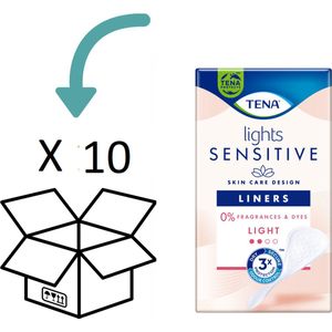 TENA Lights Sensitive Light - 10 Pakken - 280 Inlegkruisjes