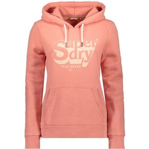 Superdry Vintage Shadow Hood Dames Trui - Roze - Maat L