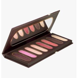 Sunset oogschaduw palette met matte, satijnen en parelmoer finish 8 kleuren eyeshadow vegan