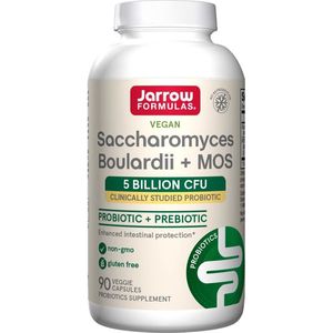 Saccharomyces Boulardii + MOS - 90 veggie caps | Jarrow Formulas