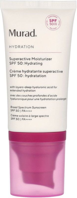 Murad - Superactive Moisturiser Hydrating - Zonnebrand - SPF50 - 50 ml