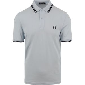 Fred Perry - Polo M3600 Lichtblauw - Slim-fit - Heren Poloshirt Maat S