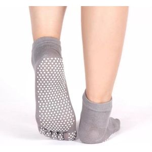Jumada's - yoga sokken - tenen - 1 paar sokken - maat 36/40 - anti slip - grijs