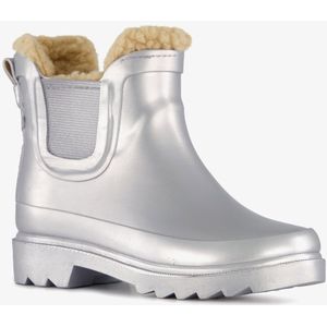 XQ Footwear gevoerde kinder regenlaarzen zilver - Maat 27 - 100% stof- en waterdicht