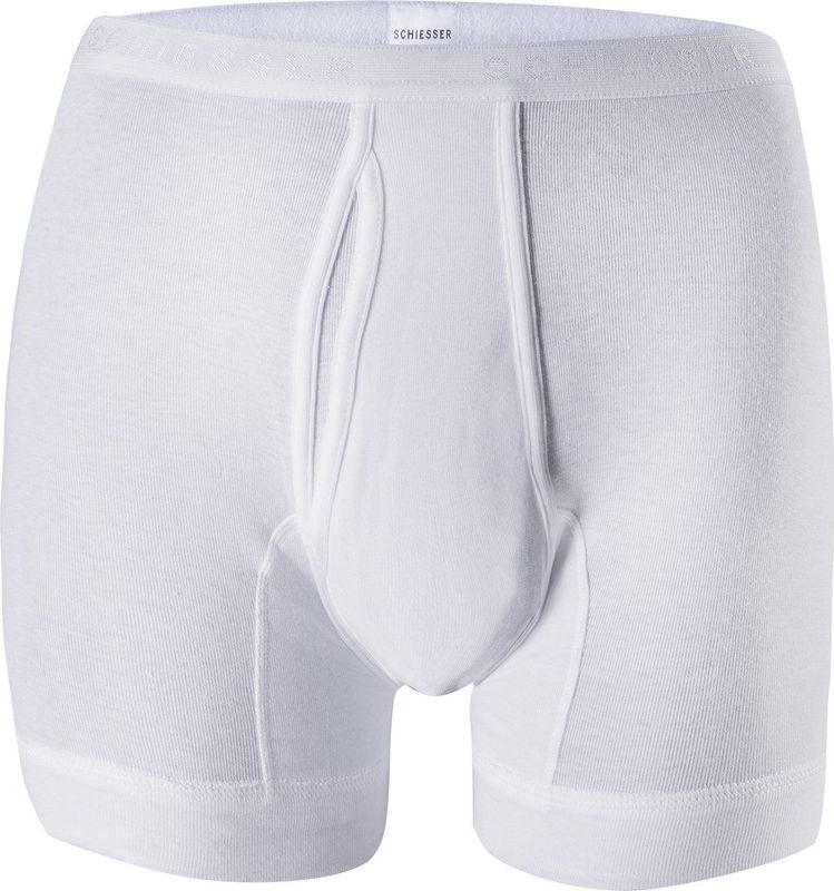 Schiesser Original Feinripp Heren Short Ondermode - Wit - Maat L