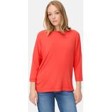 camel active - Shirt - Vlamrood - Lange Mouwen - Ronde Hals