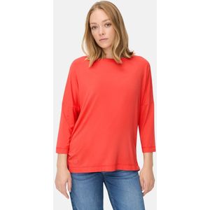 camel active - Shirt - Vlamrood - Lange Mouwen - Ronde Hals