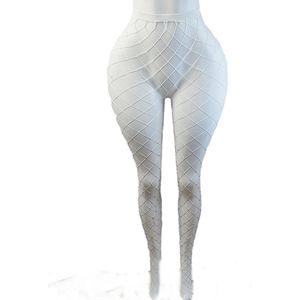 BamBella ® - Panty -Onesize - gaas maillot dunne pantys Dames - Onesize - van kant wit