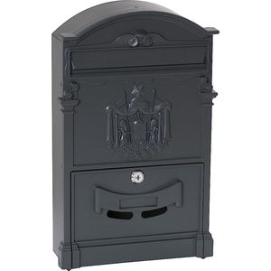 2151 brievenbus, gegoten aluminium antraciet