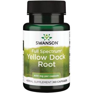 Swanson - Full Spectrum - Gele Dokwortel - 400mg - 60 Capsules