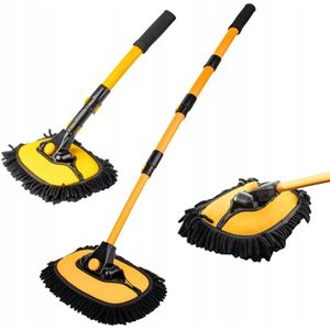 Telescopische Wasborstel met Microvezel - Auto Reinigen (46-100cm)