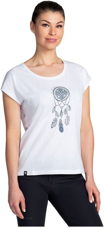 Dames katoenen t-shirt kilpi roane-w wit 36