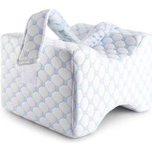 GTB® Beenkussen Rugslaper - Wigkussen - Beenkussen - Blauw - 26cm x 21cm x 14cm