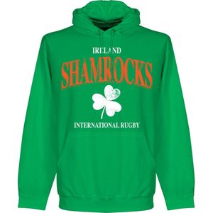 Ierland Rugby Hooded Sweater - Groen - Kinderen - 128