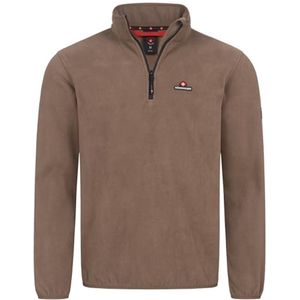 Fleecetrui voor heren, herfst en winter, microfleece sweatshirt met halve ritssluiting