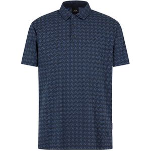 Armani Exchange - 6DZFFD-ZJH4Z - Poloshirt - Blauw - Korte Mouw