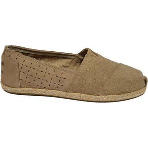 Toms Classic Moroccan Rope Sole Espadrille Dames 10008029 Oxford Tan Suede Maat 36,5