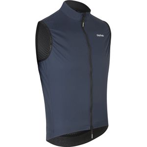 GripGrab - WindBuster Vest Lichte Winddichte Fiets Gilet Thermo Wielrennen Windvest Mouwloos - Navy Blauw - Heren - Maat XL