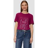 T-shirt - Zacht - Met Edelstenen - Decoratieve Print - Halflange Mouwen