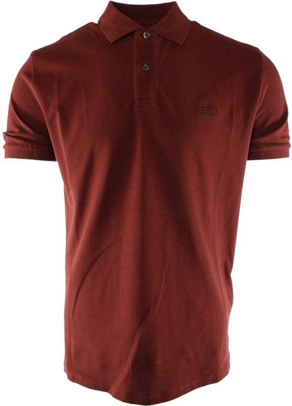 C.p. Company - Rode Stretch Piquet Polo Shirt - Heren
