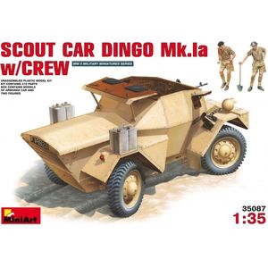 MiniArt Scout Car Dingo Mk. 1a w/Crew + Ammo by Mig lijm