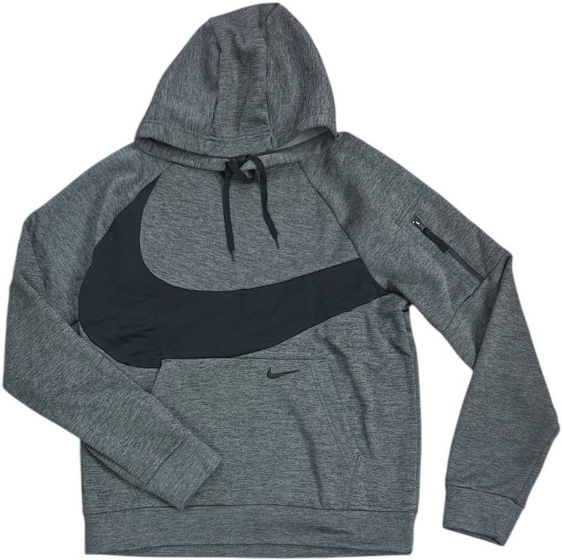 Nike - Therma-FIT - Fitnesshoodie - Grijs