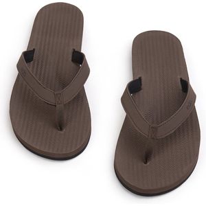 Indosole Flip Flops Essential Light Dames Slippers - Bruin - Maat 37/38