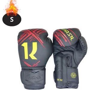Nivard Bokshandschoenen - Kickboks Handschoenen - Boxing Gloves Set - Vecht Handschoenen - Heren - Dames - Rood - 10 oz